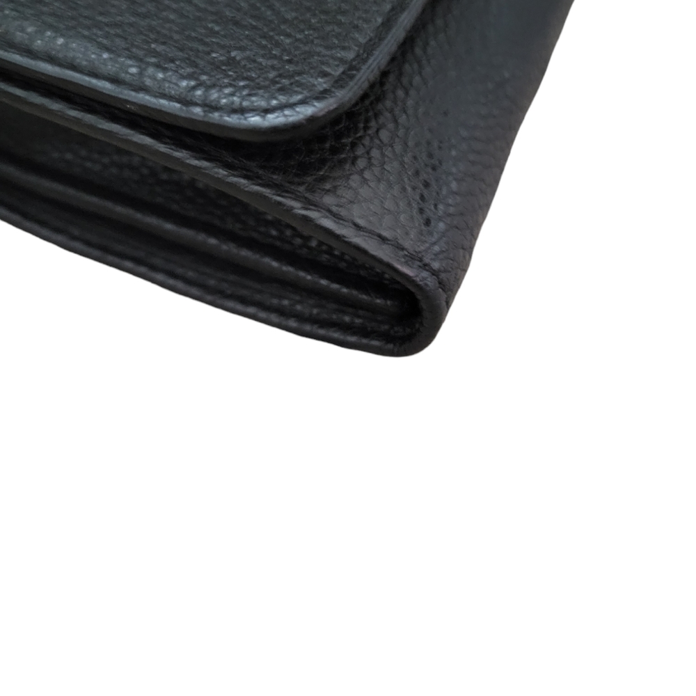 PRADA Black Leather Wallet On Chain Crossbody Bag Shoulder Bag - Picture 6 of 16